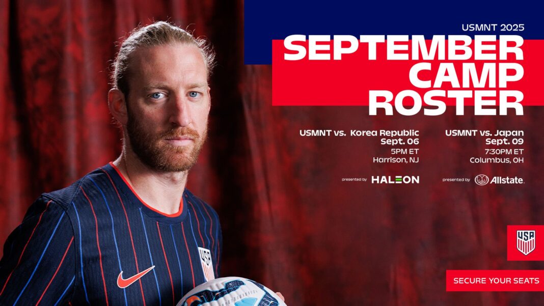USMNT September roster
